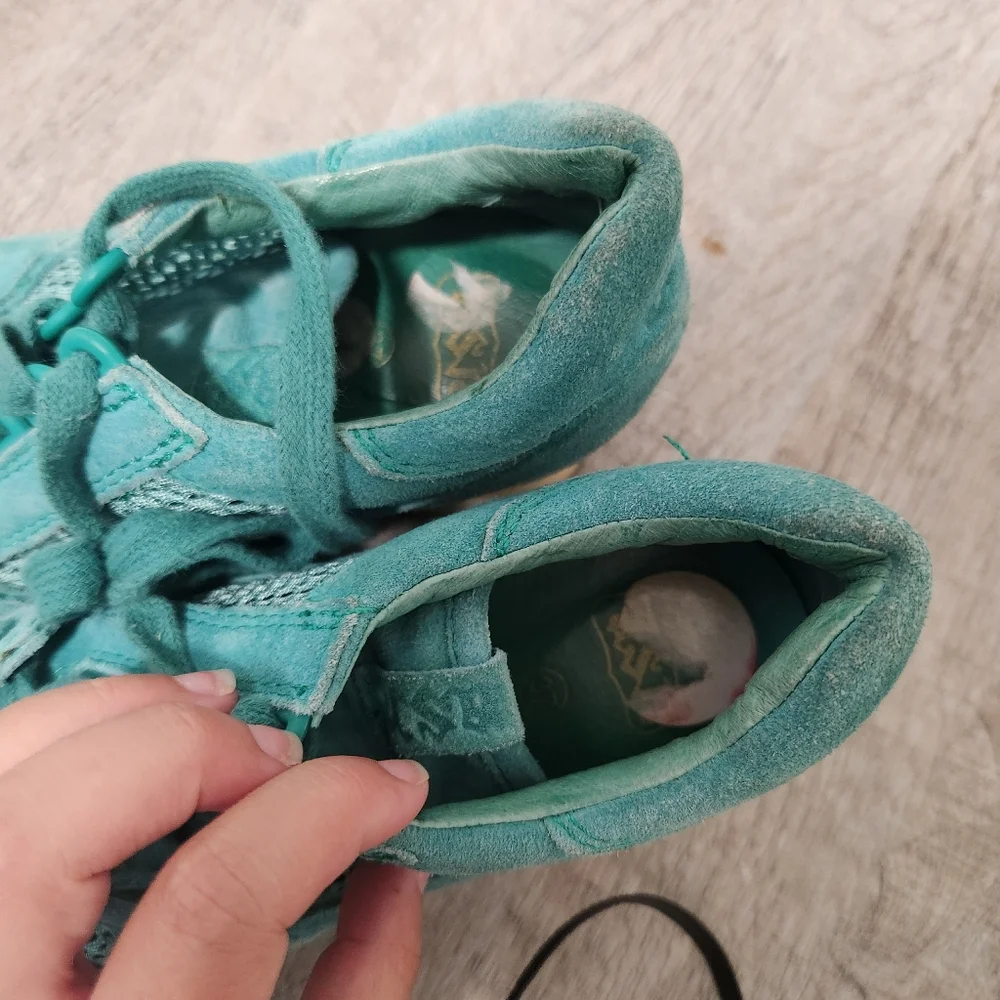 ASH Vintage Teal Platform Sneakers Size 37